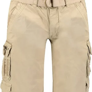 Geographical Norway Pantalone Corto Beige Uomo
