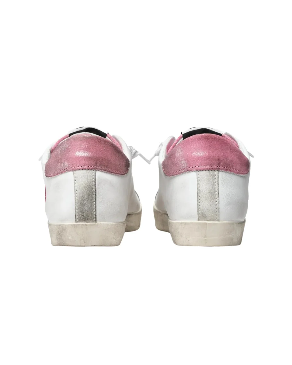 2star Sneaker Low Effetto 'used' Bianco Donna - immagine 4