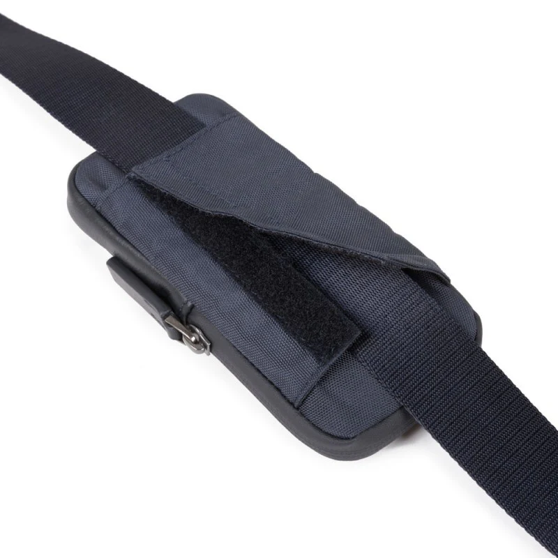 Piquadro Monospalla Porta Ipad Con Passante Auricolari Borsa Blu Uomo - immagine 3