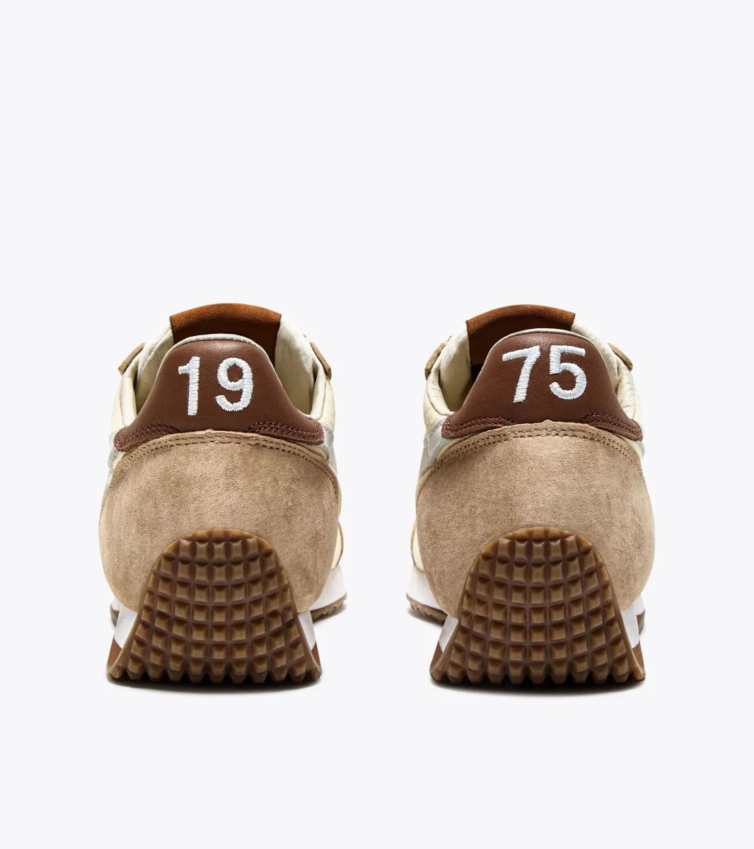 Diadora Heritage Sneaker Equipe Canvas Sw Evo in Misto Pelle Crema Nuvola Unisex - immagine 4