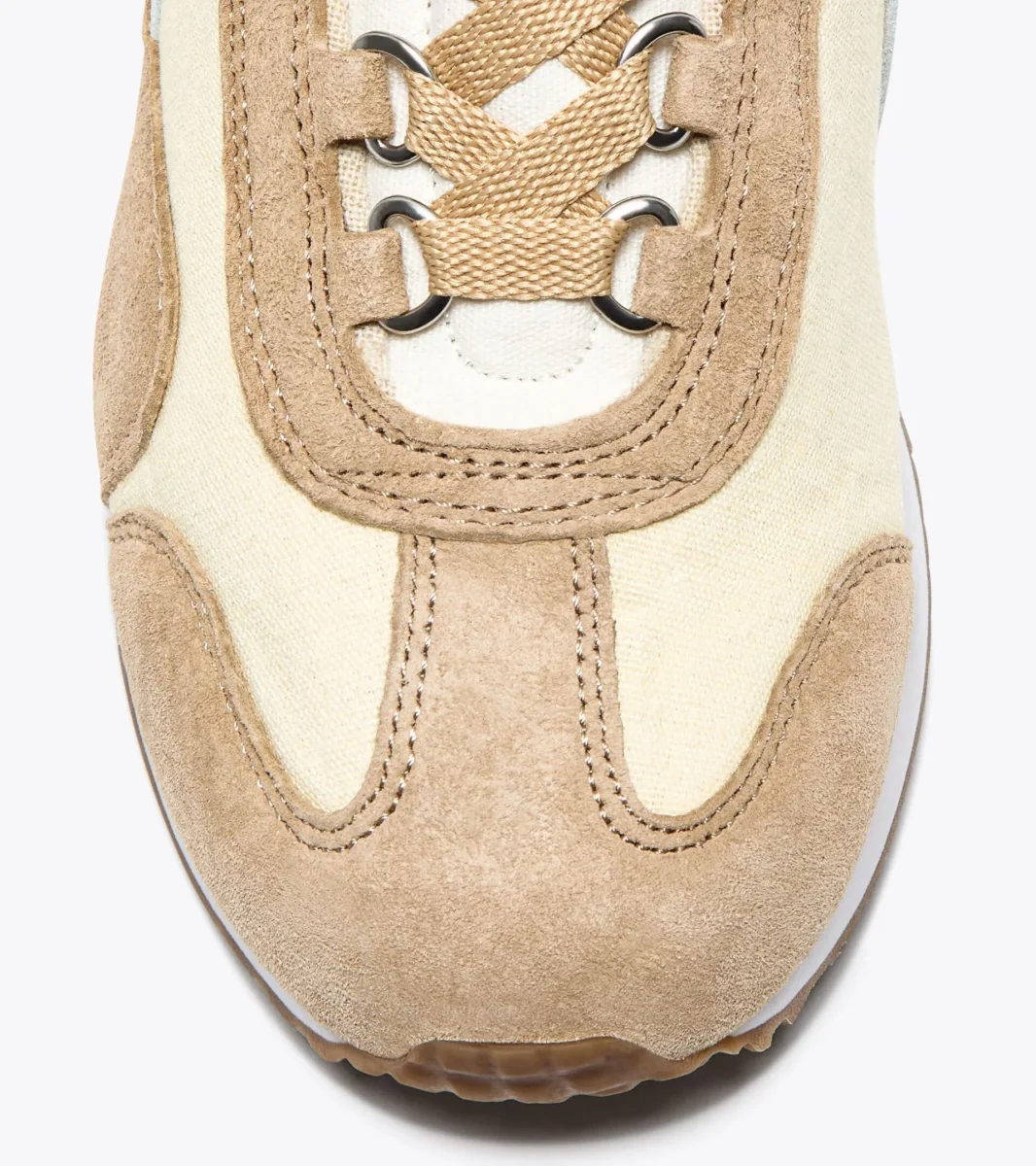 Diadora Heritage Sneaker Equipe Canvas Sw Evo in Misto Pelle Crema Nuvola Unisex - immagine 5