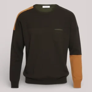 MAGLIA UOMO IN MISTO LANA FANTASIA NERO