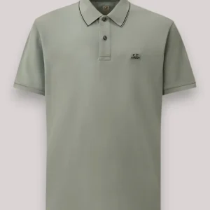 POLO UOMO IN PIQUET STRETCH SILVER BLUE