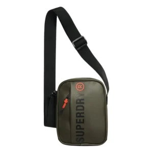 Superdry Borsello Tarp cross body camera bag olive green