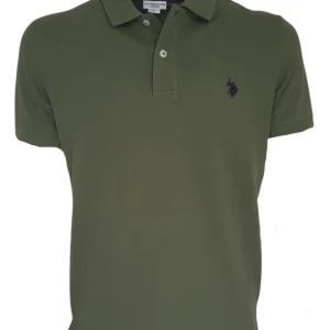 U.S. Polo Assn. T-Shirt Logo Fronte e Retro Cotone Verde