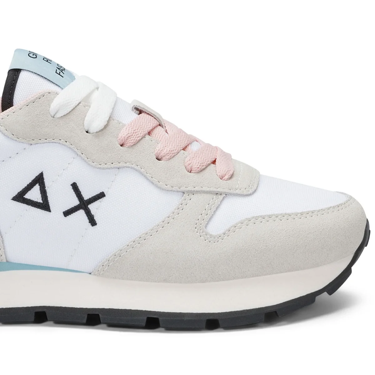 Sun68 Sneaker Casual Ally Solid Z45201 Pelle e Tessuto Bianco Donna - immagine 4