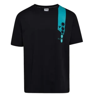 Diadora T-Shirt Icon Cotone Nero