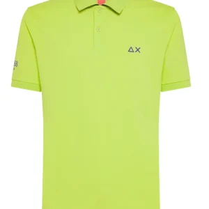 Sun68 Maglietta Manica Corta Cotone Giallo