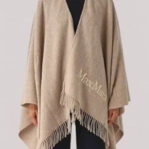 MANTELLA DONNA MISTO LANA NOCCIOLA