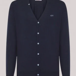 MAGLIA UOMO CARDIGAN NAVY BLUE