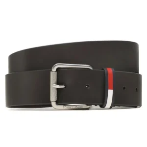 Tommy Jeans Cintura TJM New Flag 40 Pelle Marrone