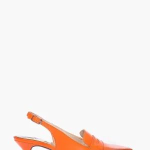 Décolleté 2531 pelle arancio