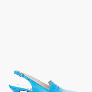 Décolleté 2531 pelle azzurro