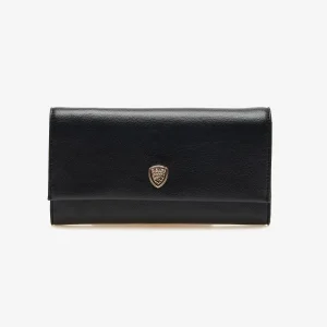 Blauer Portafoglio bottalato donna con Portamonete carte nero Donna 10x20 Cm Fenny03