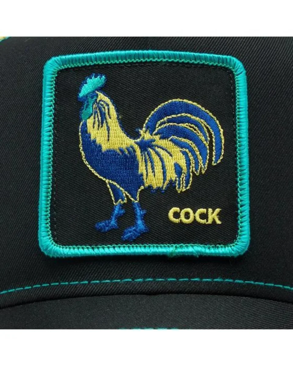 Goorin Bros. Baseball Trucker Cap The Farm Acid Trip 'the Cock' Special Edition Nero Unisex - immagine 4