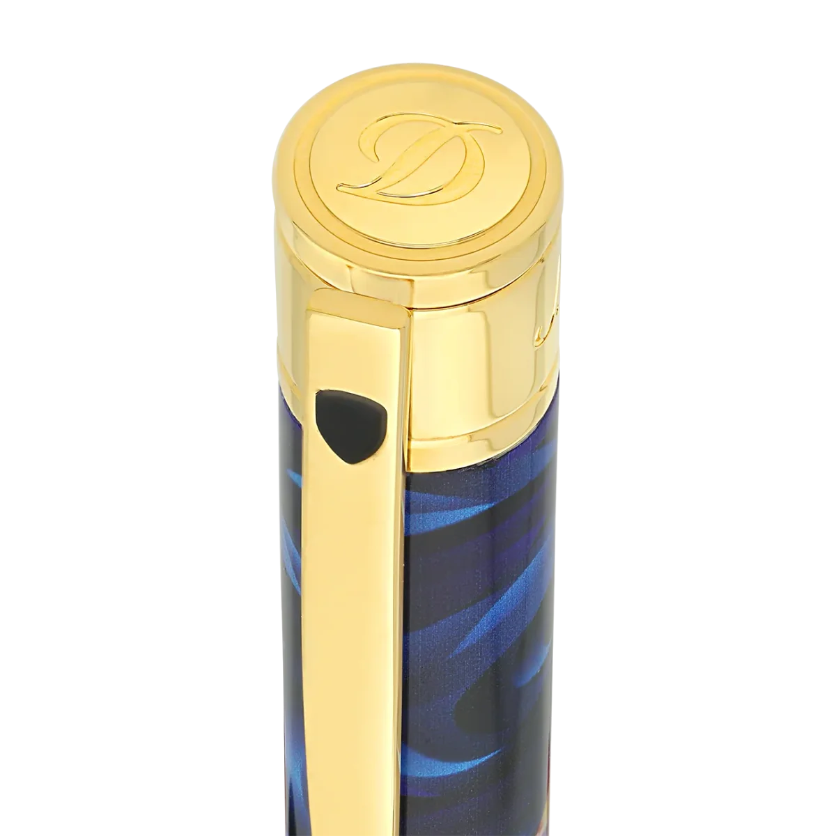 S.t.dupont Penna a sfera D Initial 'koi Fish' Blu limited edition 265005 - immagine 6