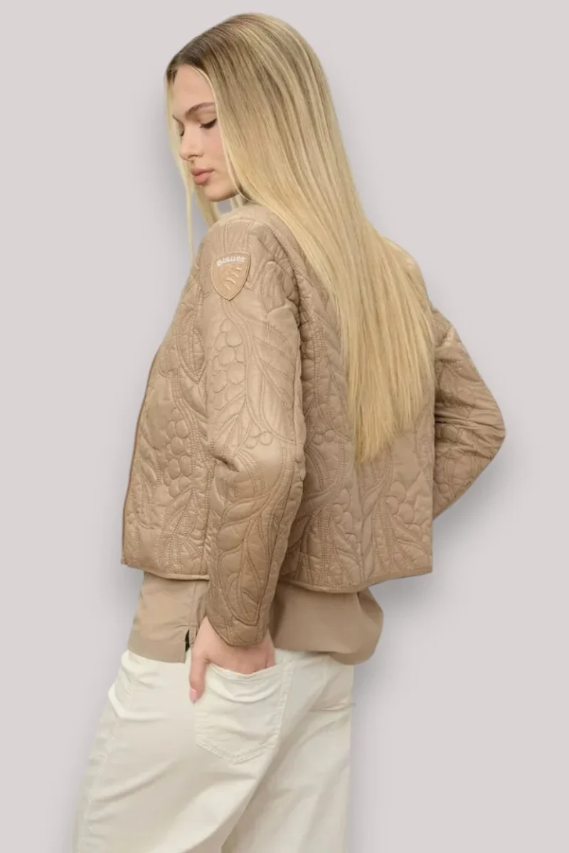 GIUBBINO DONNA MARIPOSA BEIGE NATURALE - immagine 5
