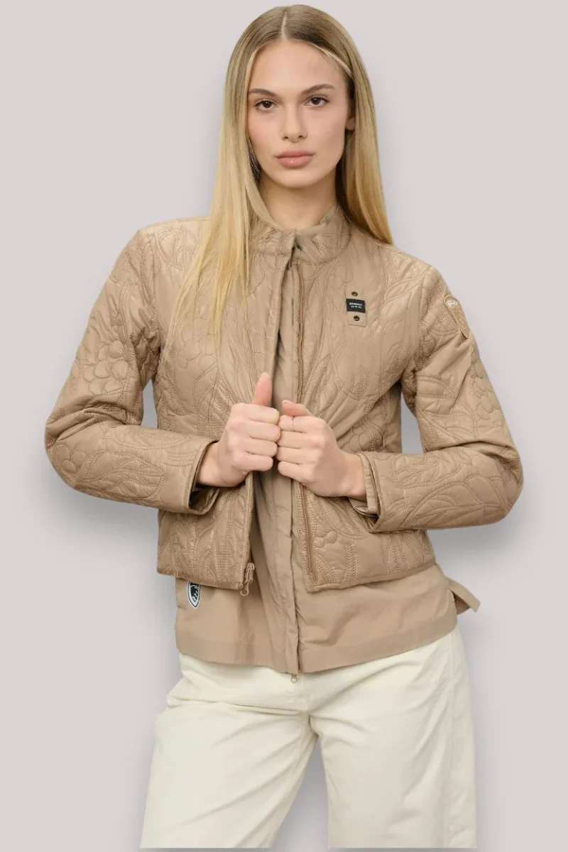 GIUBBINO DONNA MARIPOSA BEIGE NATURALE - immagine 3