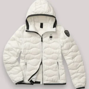 GIUBBINO DONNA CAMELIA BIANCO NEVE