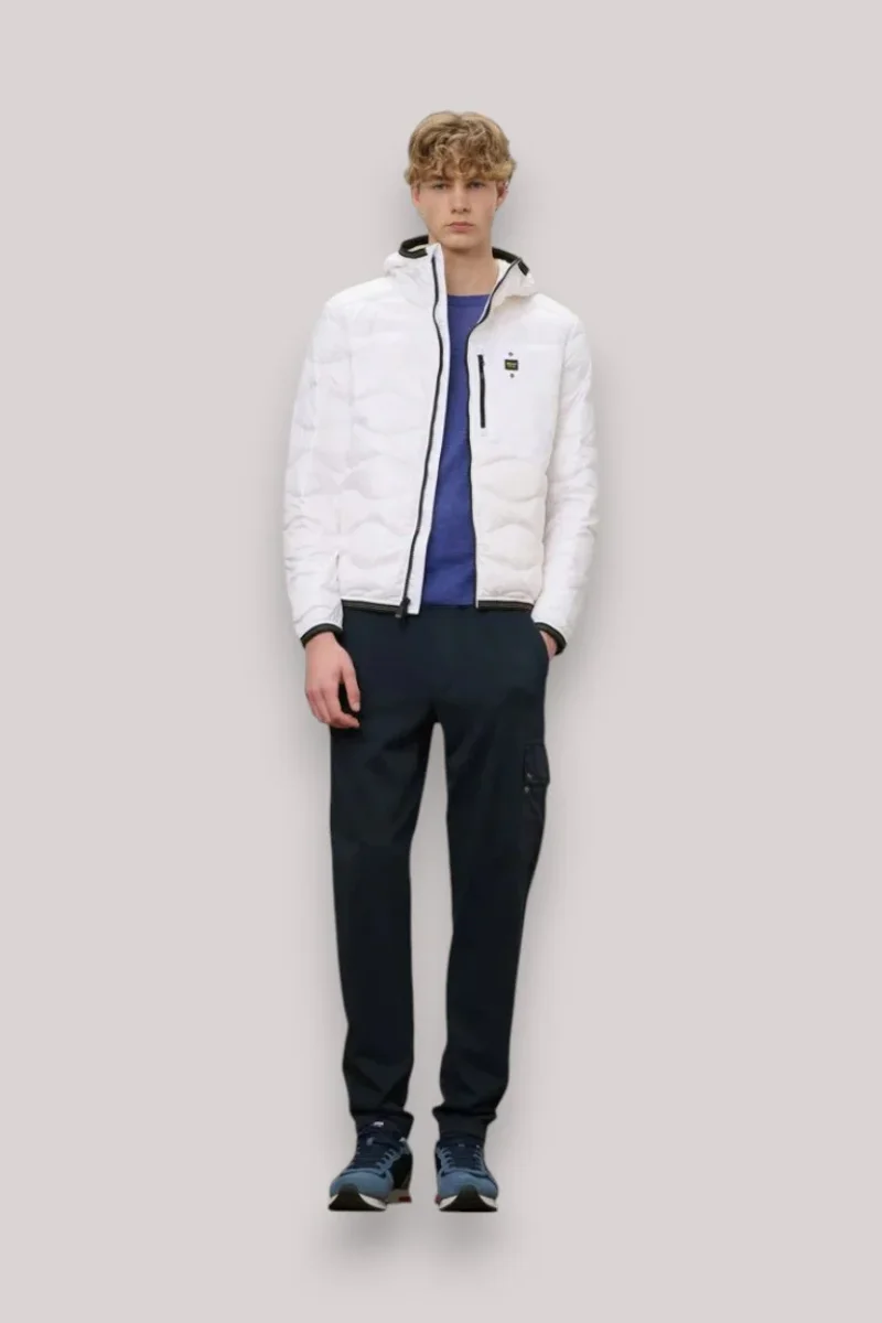 GIUBBINO UOMO WAVE BIANCO OTTICO - immagine 3