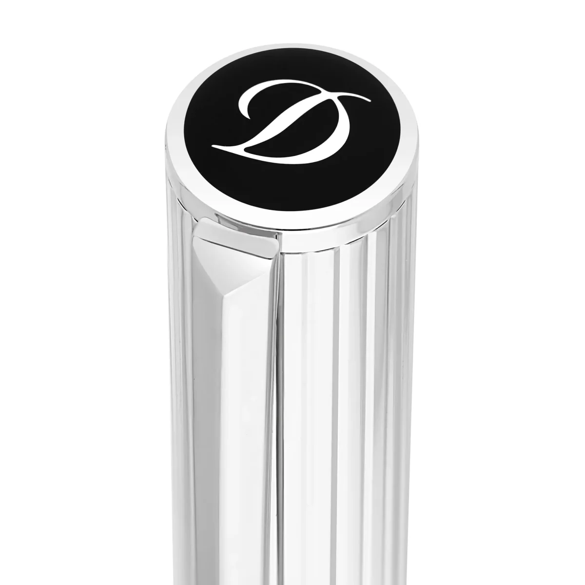 S.t.dupont penna roller Initial cromo nera ottone 147x13 - 40 g 272201 - immagine 3