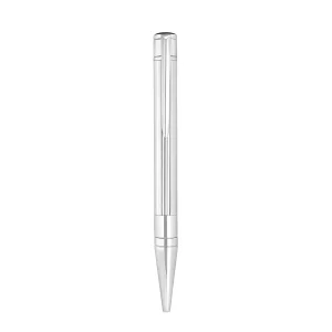 S.t.dupont biro penna sfera Initial cromo in ottone 147x11 - 40 g 275201