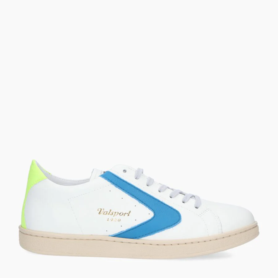 Valsport Sneakers Artigianali Pelle Boomerang Bianco Uomo - immagine 3