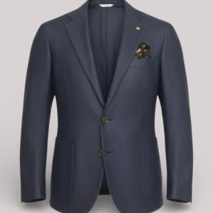 GIACCA UOMO SLIM FIT IN LANA BLU - 2932G2728TW 203507