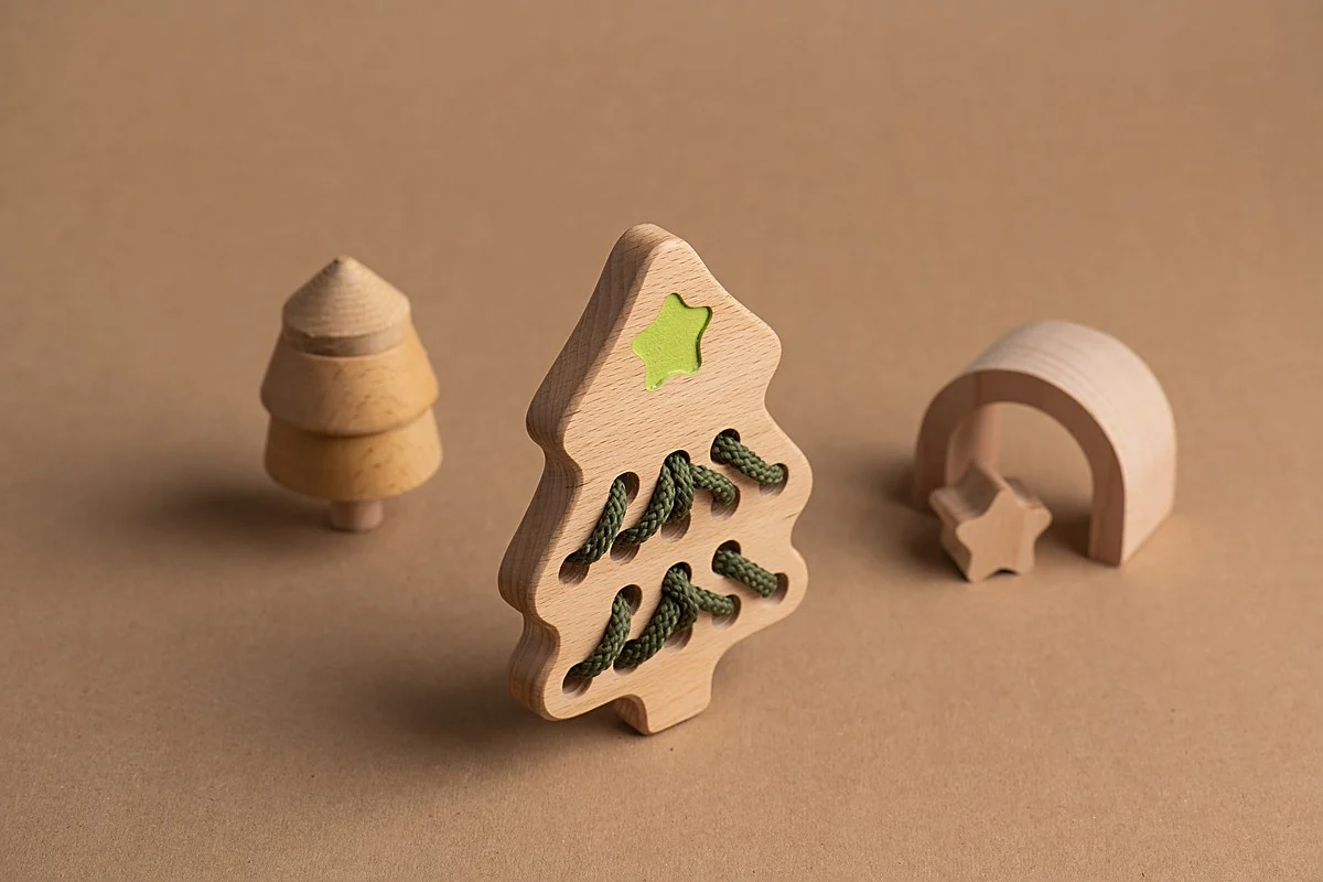 Lacing Christmas Tree - Albero di Natale con laccetti - immagine 5