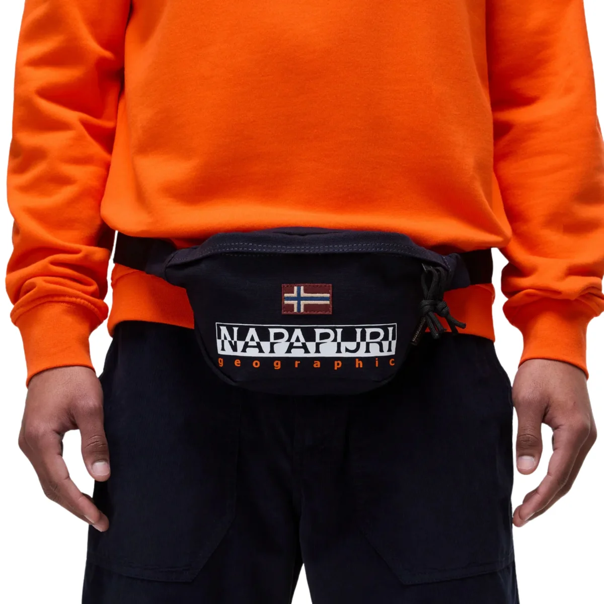 Napapijri Marsupio Hering Waistband 4 in Poliestere Riciclato Blu Navy Unisex - immagine 3