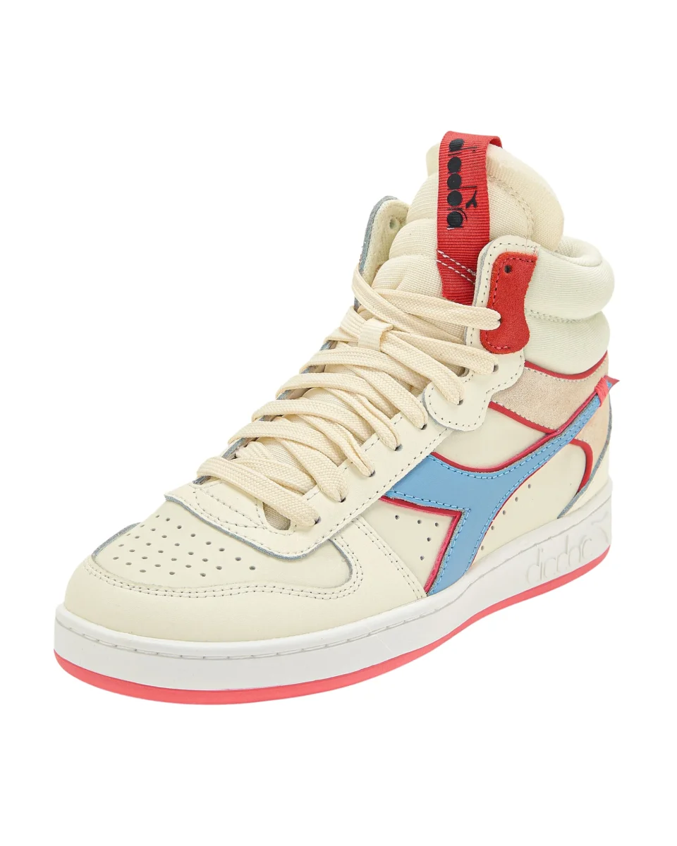 Diadora Magic Basket Mid Label WN Suede Bianco - immagine 3