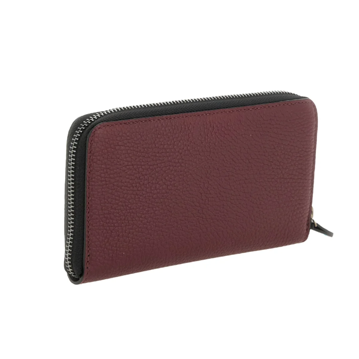 Gabs Portafoglio con portamonete e slot card con zip in Pelle Gmoney17 Bull Black Bordeaux Chianti - immagine 3
