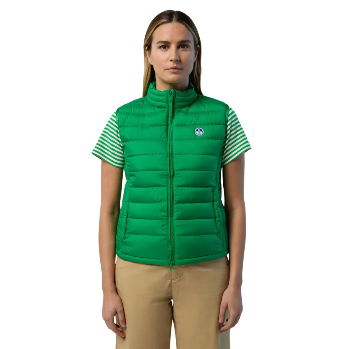 North Sails Gilet Smanicato Zip tecnico outdoor antivento 010032 0460 Naomi - immagine 3