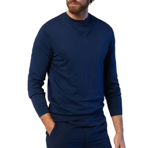 North Sails maglia maglioncino cotone CREWNECK KNITWEAR 14GG 699926 navy