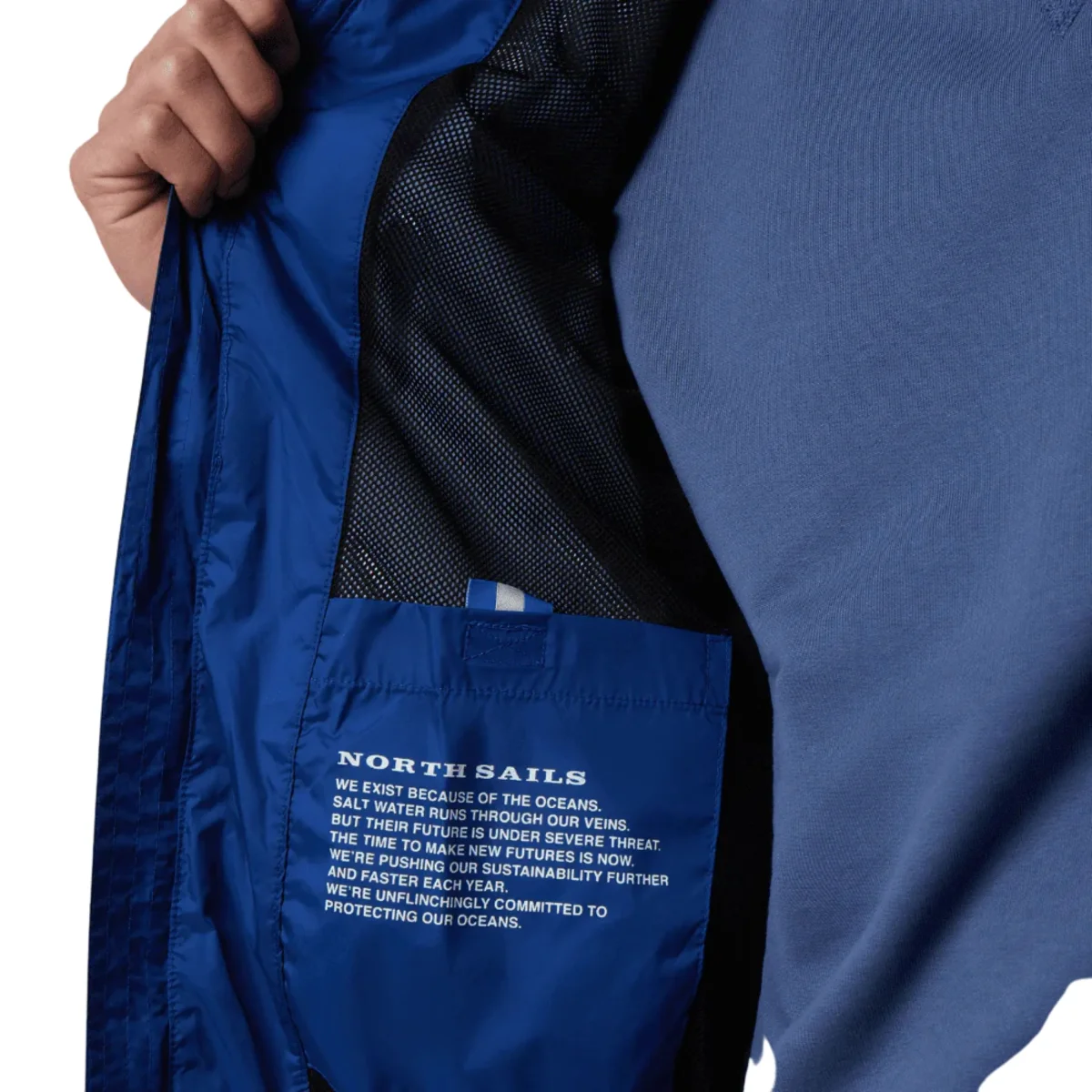 North Sails SAILOR 2.0 JACKET impermeabile antivento 603191 0790 ocean blue - immagine 3