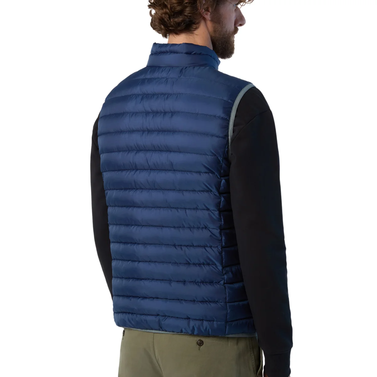North Sails Gilet Smanicato Zip Crozet Vest tecnico outdoor antivento Tech 603272 0787 - immagine 5
