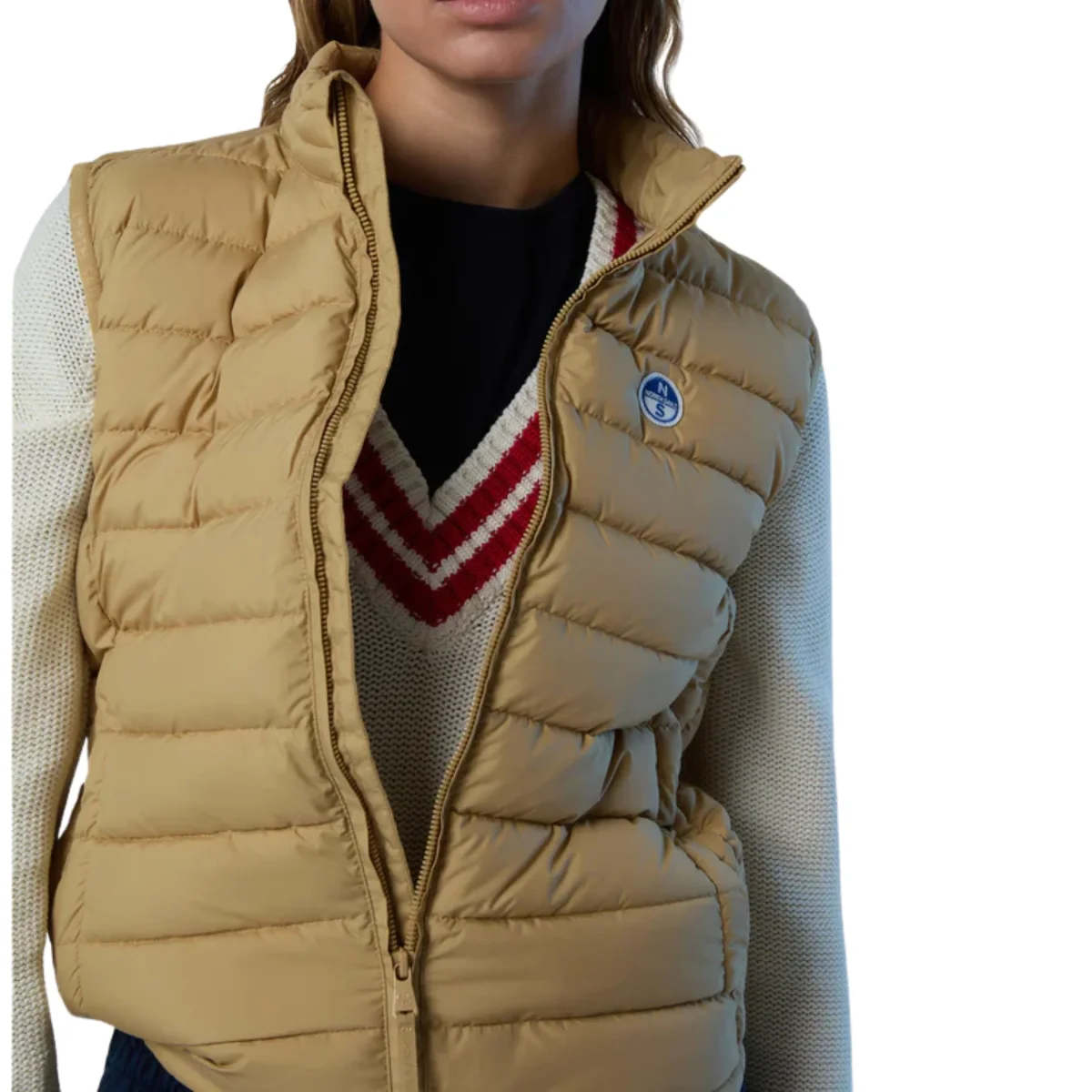 North Sails Gilet Smanicato Zip tecnico outdoor antivento 010032 0109 Naomi - immagine 4