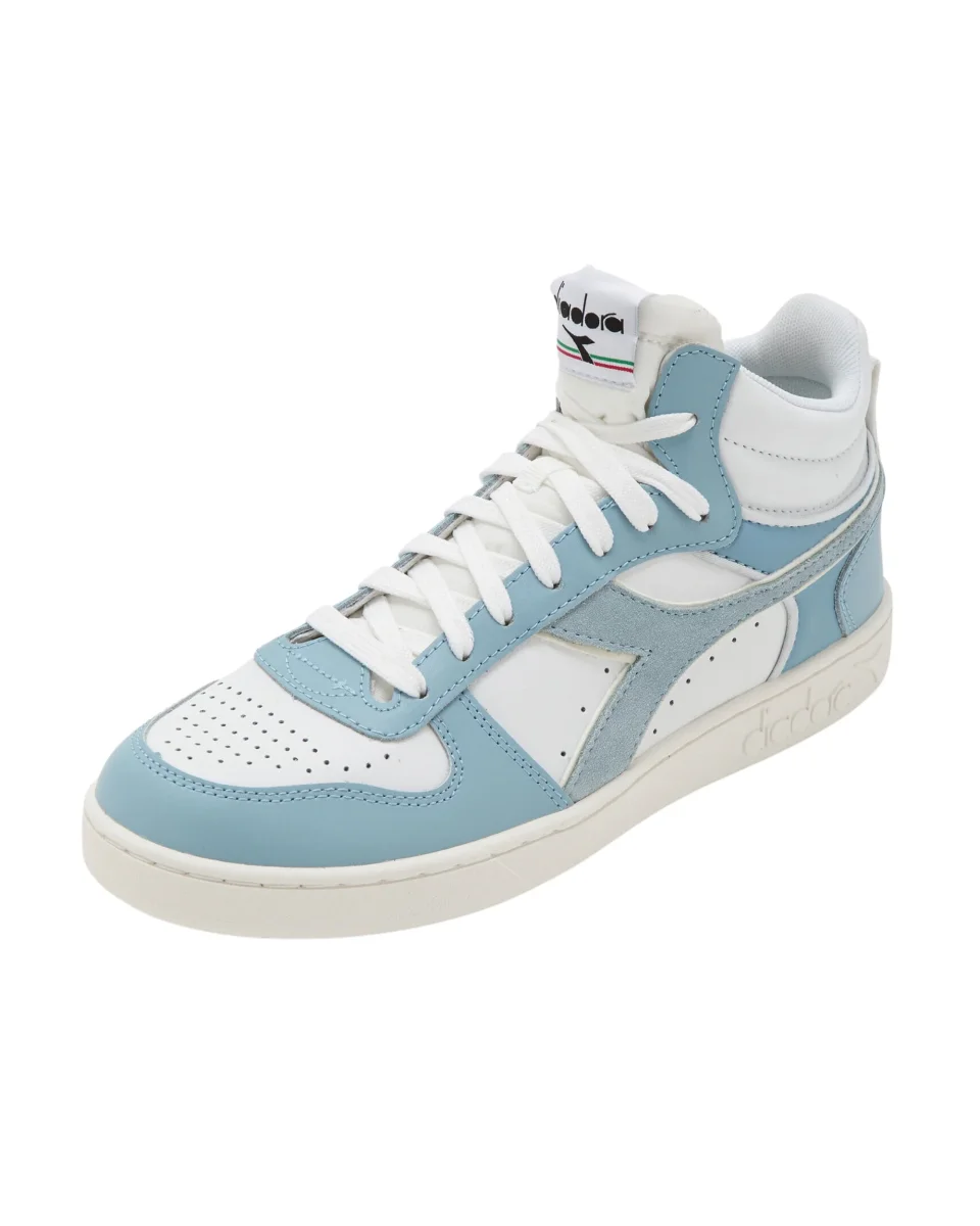 Diadora Magic Basket Demi Pelle Sintetica Azzurro - immagine 3