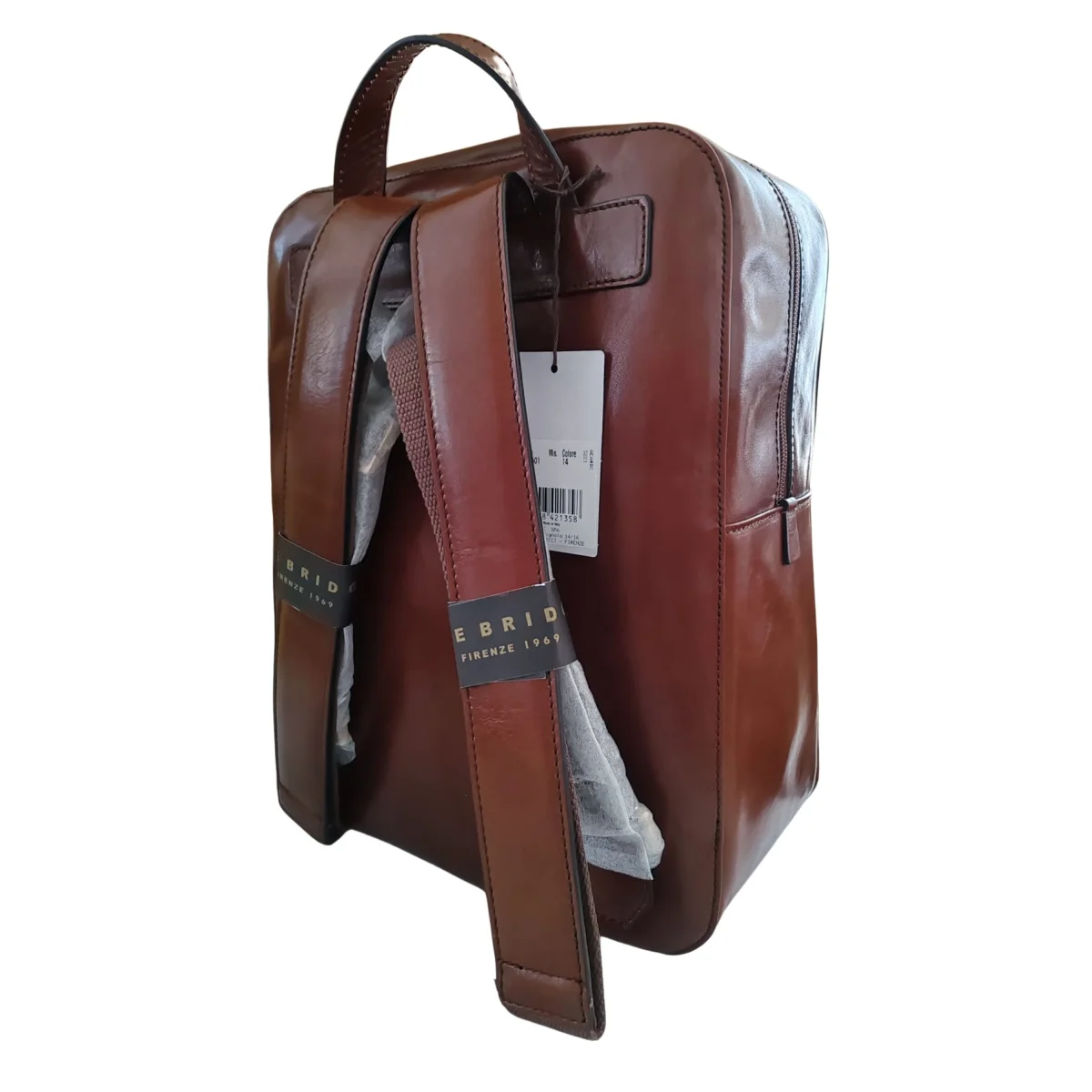 The Bridge Zaino Elegante Grande Uomo Realizzato in Pelle - immagine 4