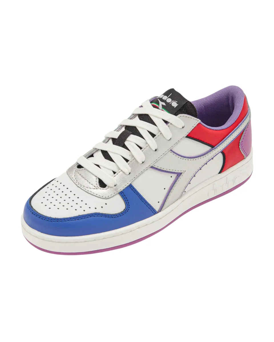 Diadora Sneakers Magic Basket Low Galaxy Similpelle Argento - immagine 3