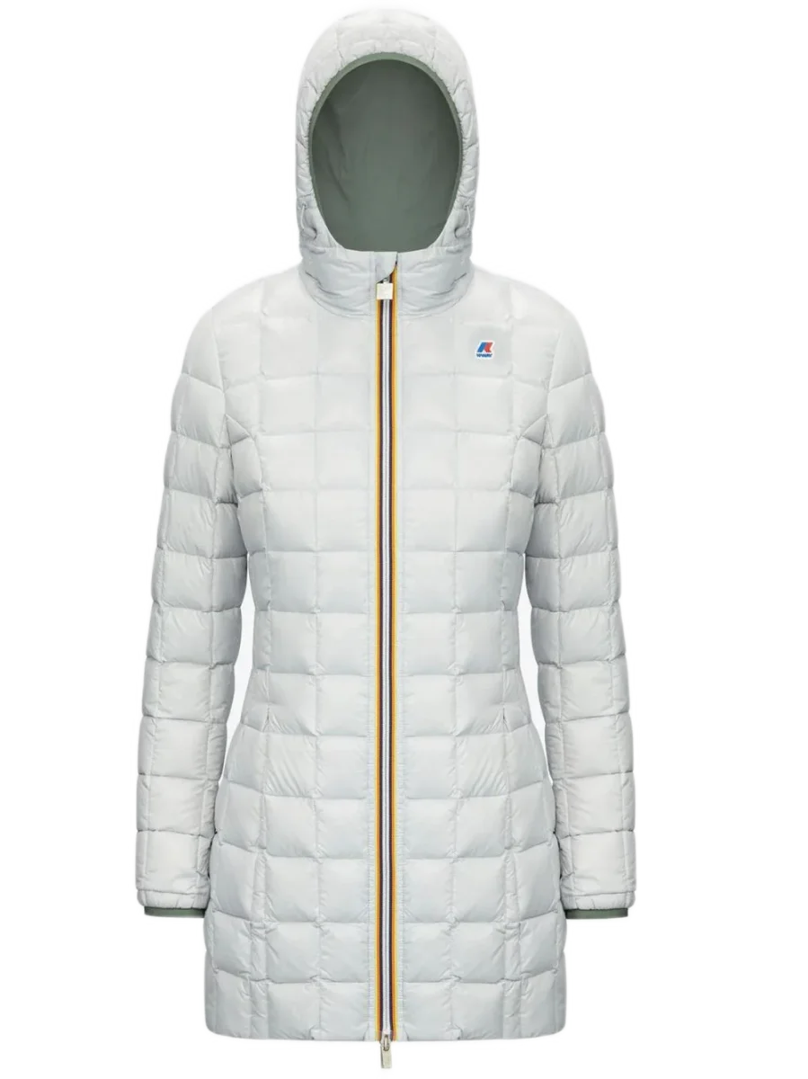 K-way Denise Thermo Plus.2 Double Reversibile Giubbotto Piumino Verde Donna - immagine 3