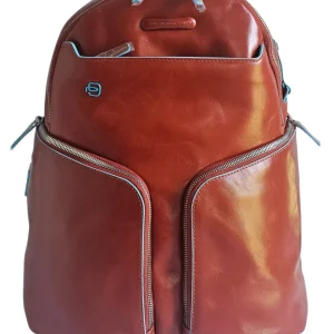 Piquadro Zaino In Pelle Unisex Adulto Marrone Uomo