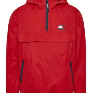 Tommy Jeans Antivento Piegabile Foldable Rosso Nylon Riciclato