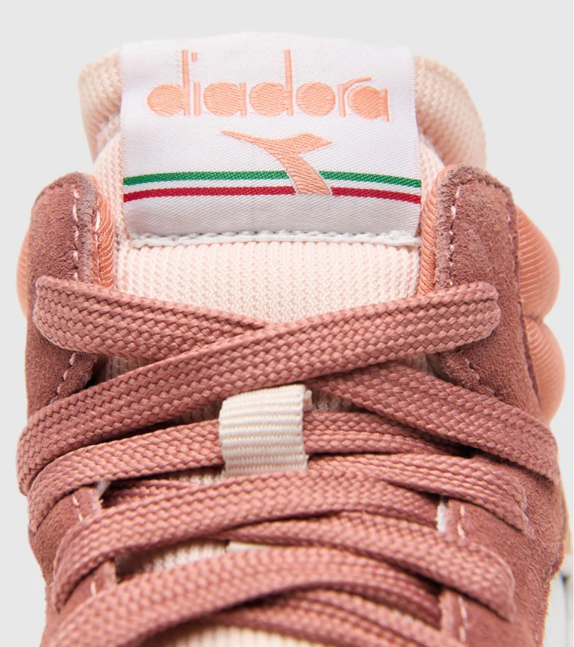 Diadora Sneakers Magic Basket Demi Icona Pelle Rosso - immagine 6