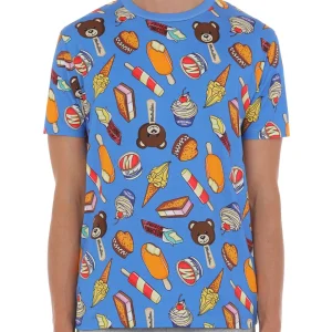 Moschino Swim Cotone/Elastan Icecream Gelato Blu