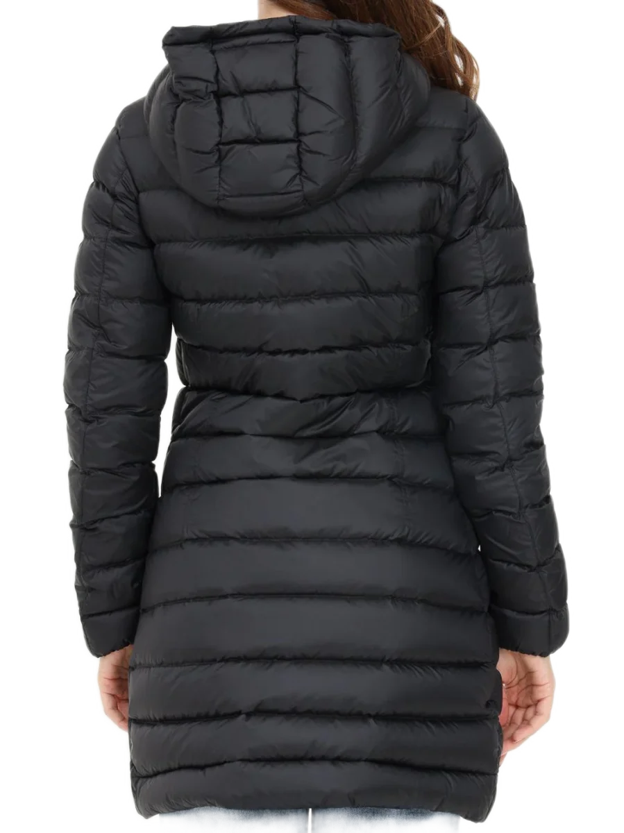 Ciesse Piumini Nikak Piumino Parka Giaccone Lungo Con Cappuccio Slim Fit Nero Donna - immagine 4
