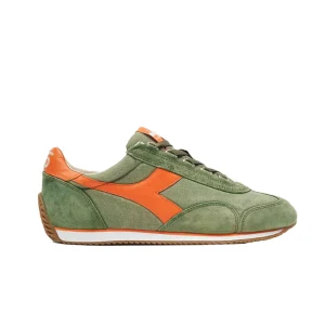 Diadora Heritage Sneakers Equipe H Canvas Tela/Pelle Verde Stone Wash