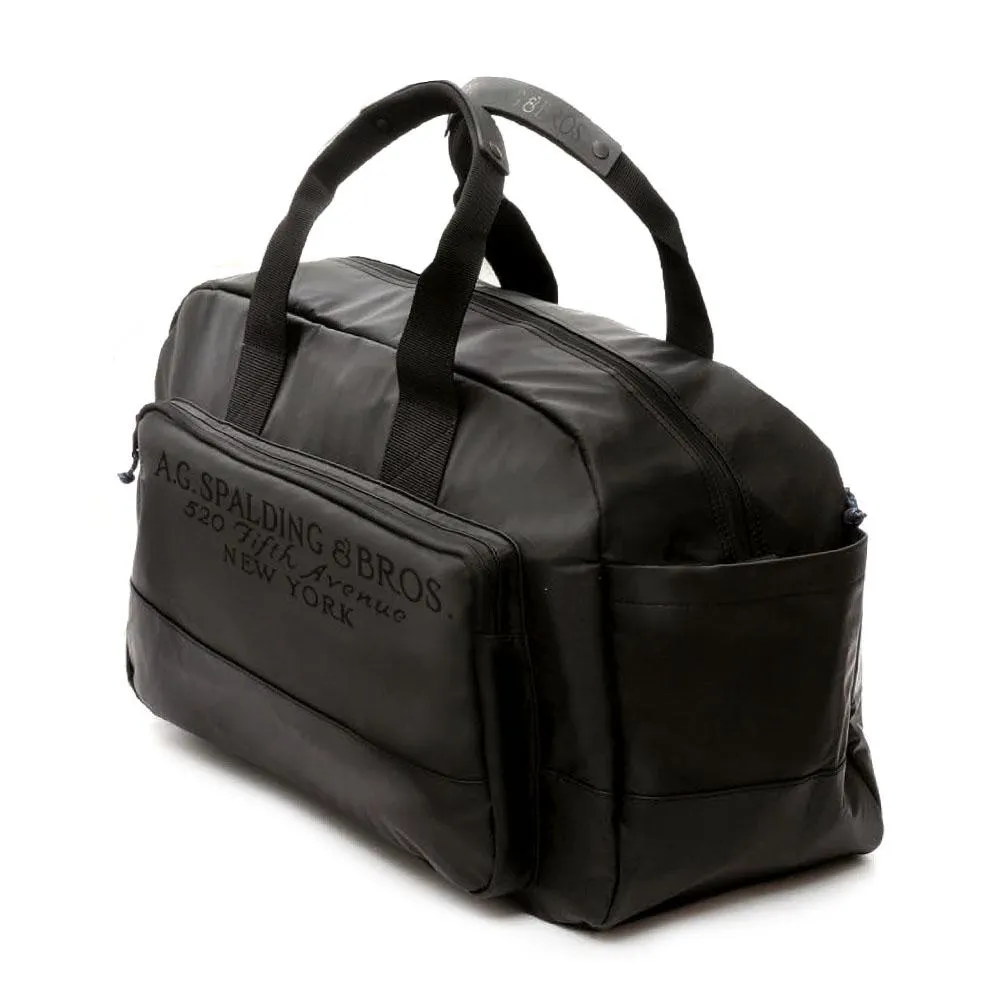 A.G. Spalding&Bros. Borsone da viaggio Rubber Collection Nero Uomo 309380 - immagine 5