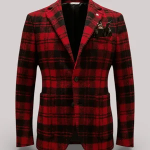 GIACCA UOMO SLIMFIT TARTAN ROSSO - 3132G2728M1 203699 18