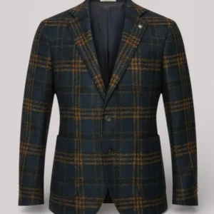 GIACCA UOMO SLIMFIT TARTAN BLU - 3132G2728M1 203704 88